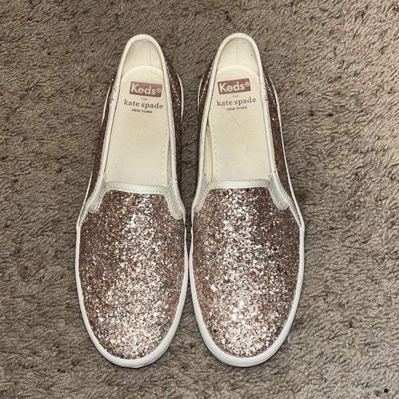 Kate spade & Keds glittery slip ons - Picture 2 of 3